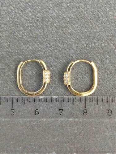 14 AYAR FANTAZİ ALTIN KÜPE KUP01433 - 4
