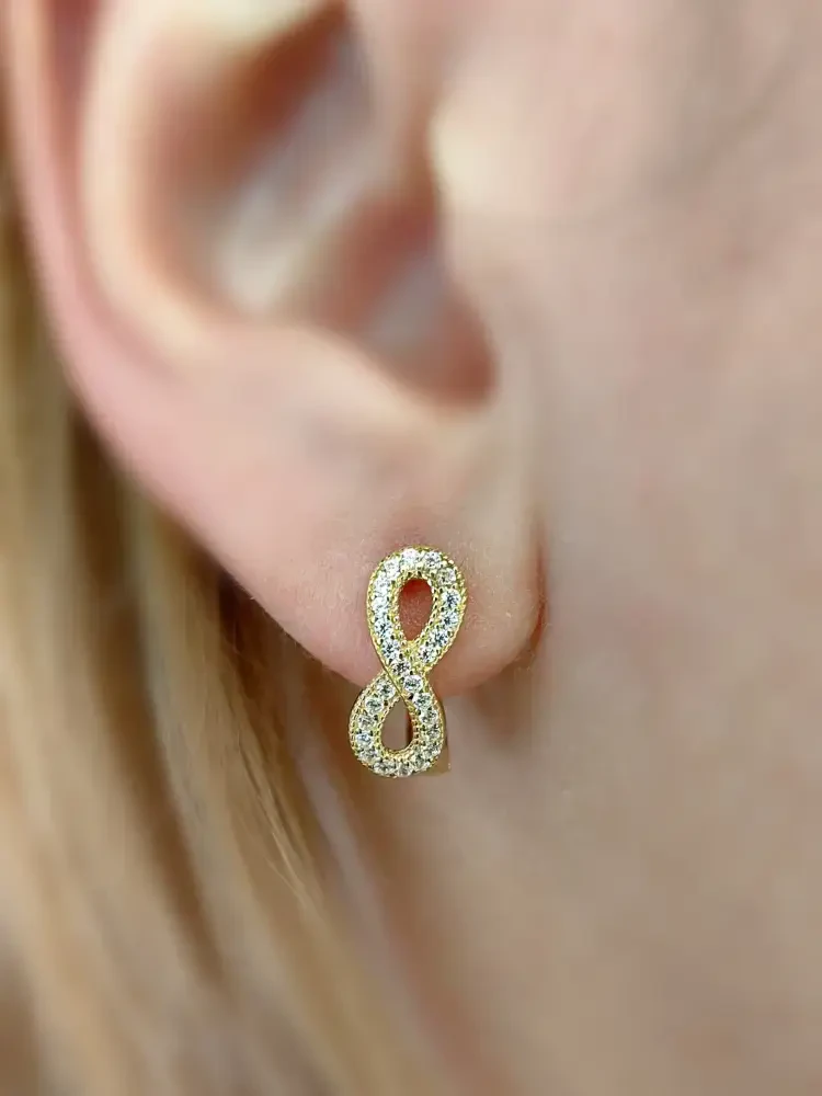 FANTAZİ ALTIN KÜPE KÜP00025 - Nasip Kuyumcu