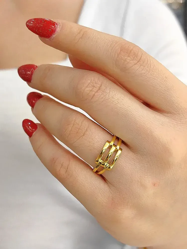  KABURGA FANTAZİ ALTIN YÜZÜK - Nasip Kuyumcu