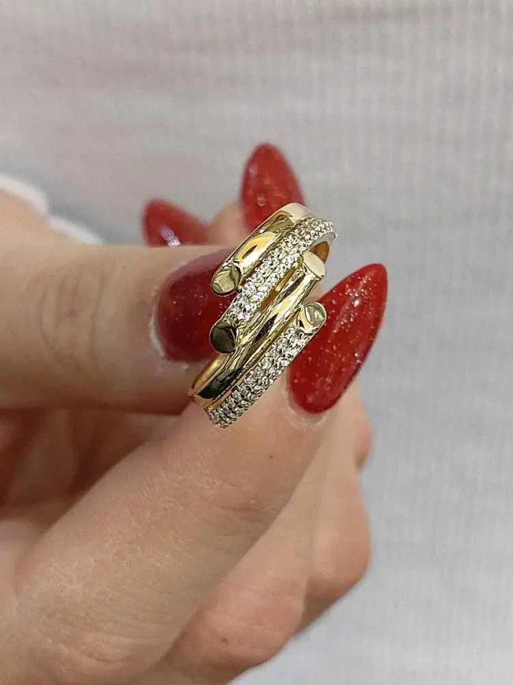 FANTAZİ ALTIN YÜZÜK YZ001009 - Nasip Kuyumcu