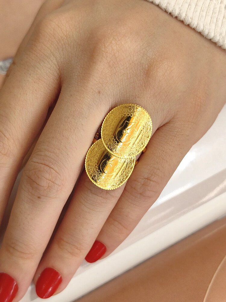 FANTAZİ ALTIN YÜZÜK YZ001288 - Nasip Kuyumcu