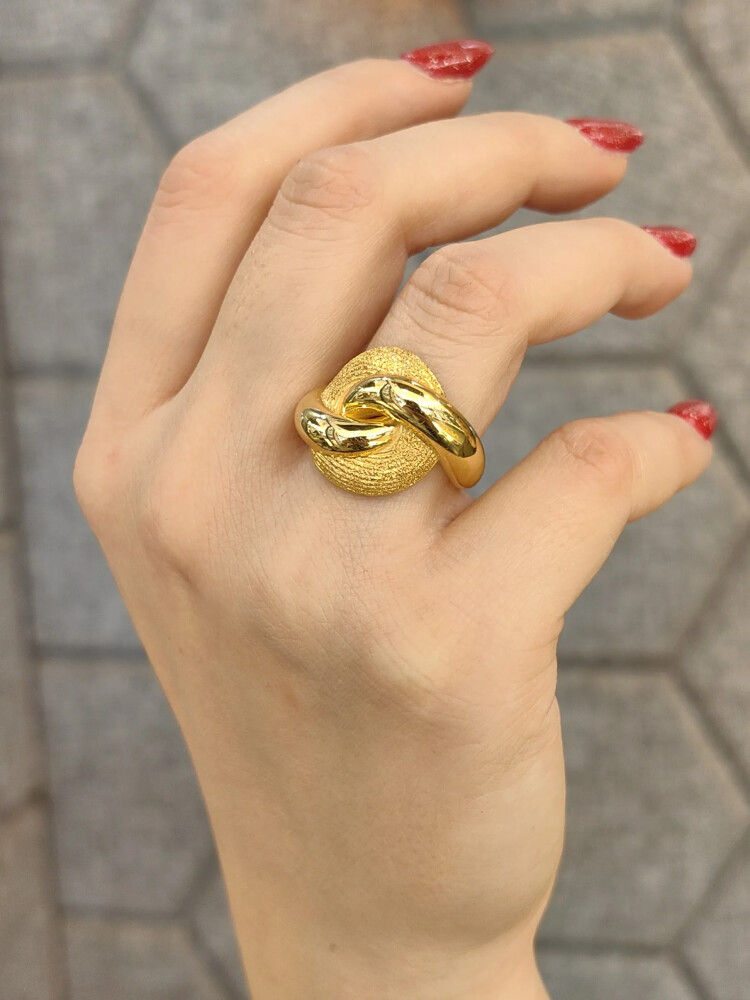 FANTAZİ ALTIN YÜZÜK YZ000291 - Nasip Kuyumcu