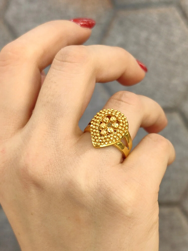 FANTAZİ ALTIN YÜZÜK YZ000300 - Nasip Kuyumcu