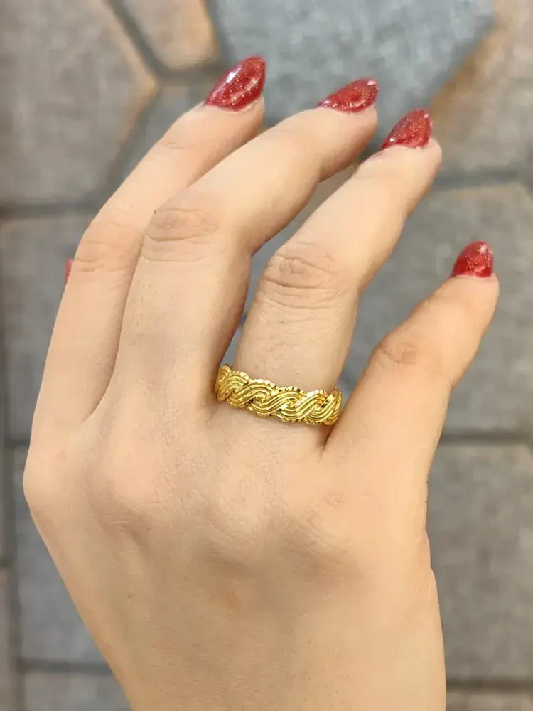 FANTAZİ ALTIN YÜZÜK YZ000307 - Nasip Kuyumcu