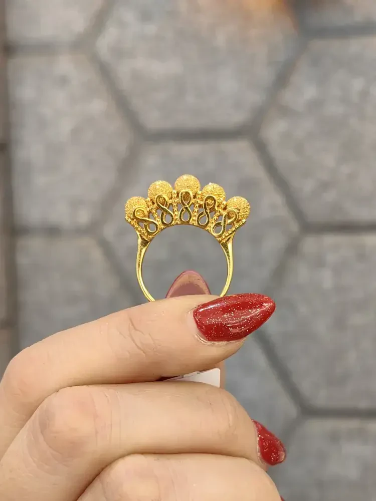 FANTAZİ ALTIN YÜZÜK YZ000669 - Nasip Kuyumcu