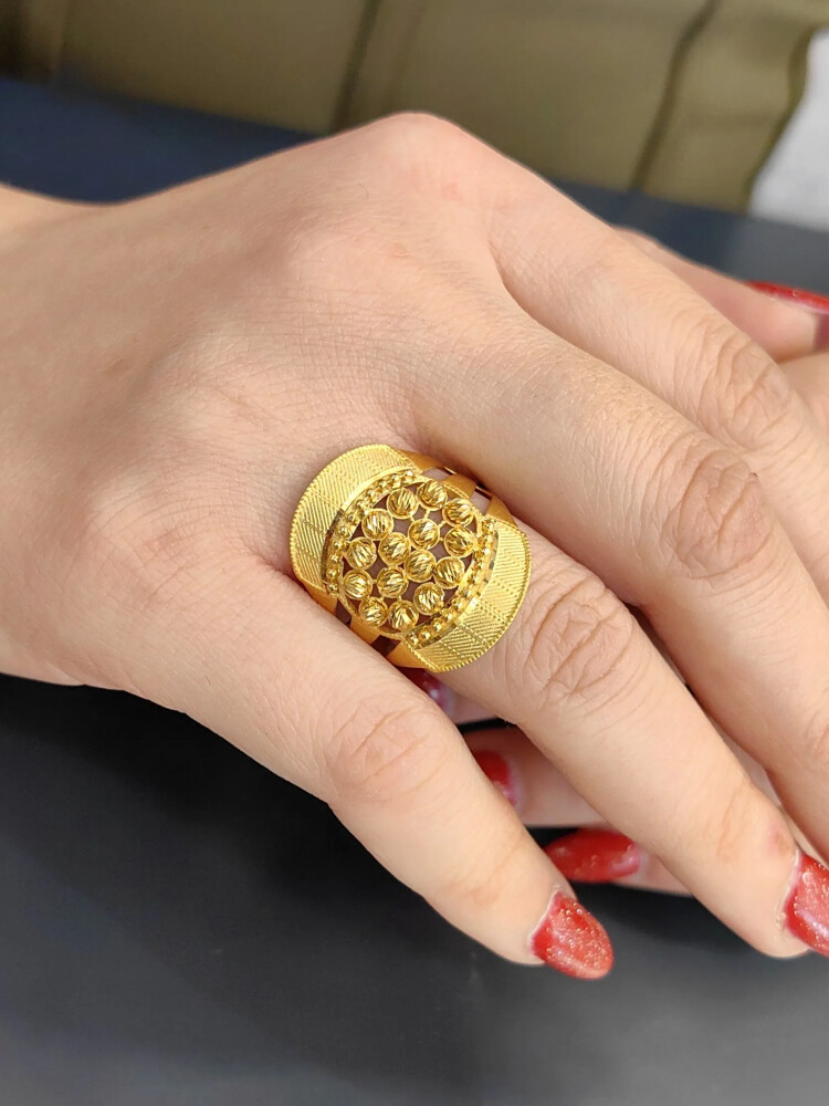 FANTAZİ ALTIN YÜZÜK YZ000977 - Nasip Kuyumcu