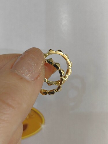 14 AYAR HALKA ALTIN KÜPE KUP00803 - 3