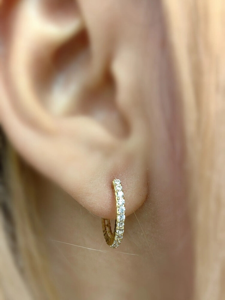 HALKA ALTIN KÜPE KUP01373 - Nasip Kuyumcu