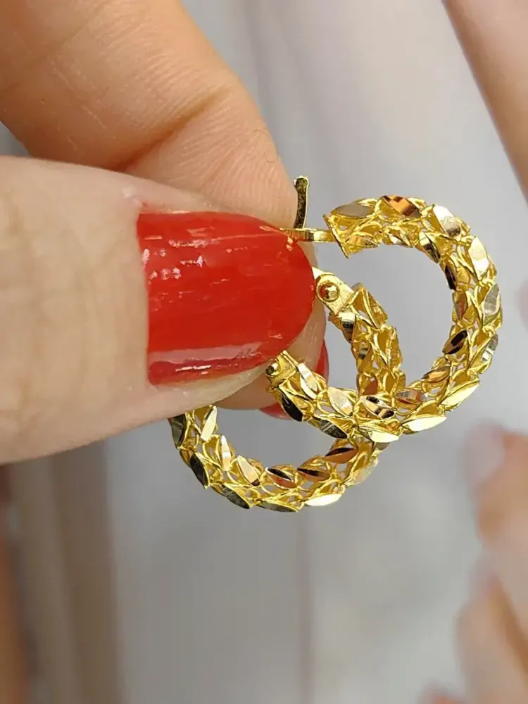 HALKA ALTIN KÜPE KUP01495 - Nasip Kuyumcu