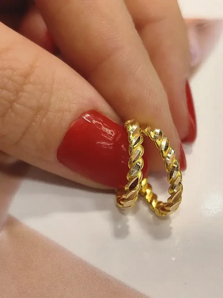 HALKA ALTIN KÜPE KÜP00090 - Nasip Kuyumcu