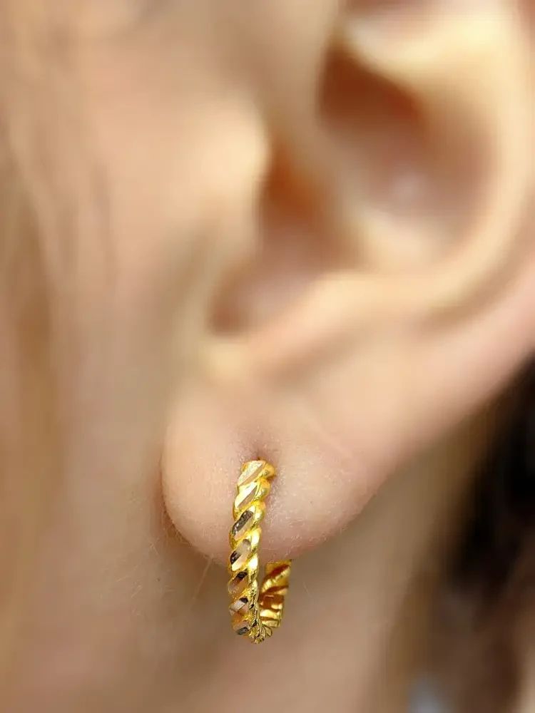 HALKA ALTIN KÜPE KÜP00090 - 2