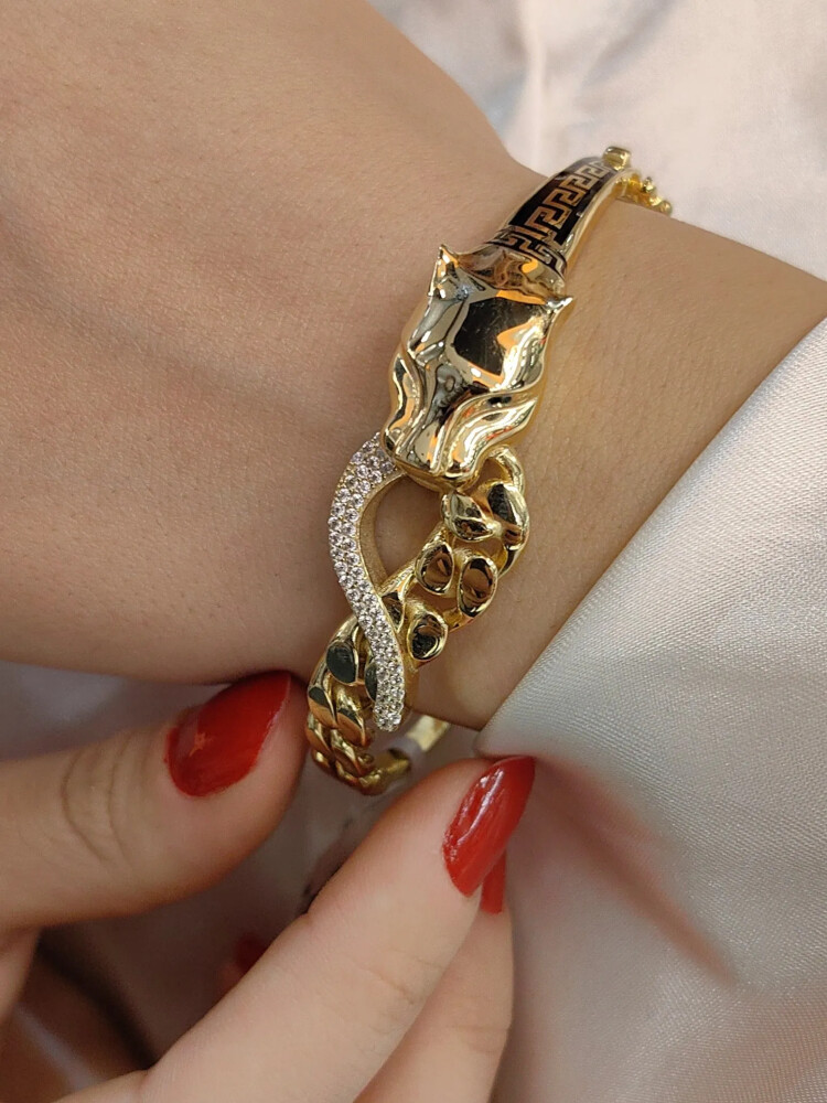 TARZ KELEPÇE ALTIN 14 AYAR KLP00117 - Nasip Kuyumcu