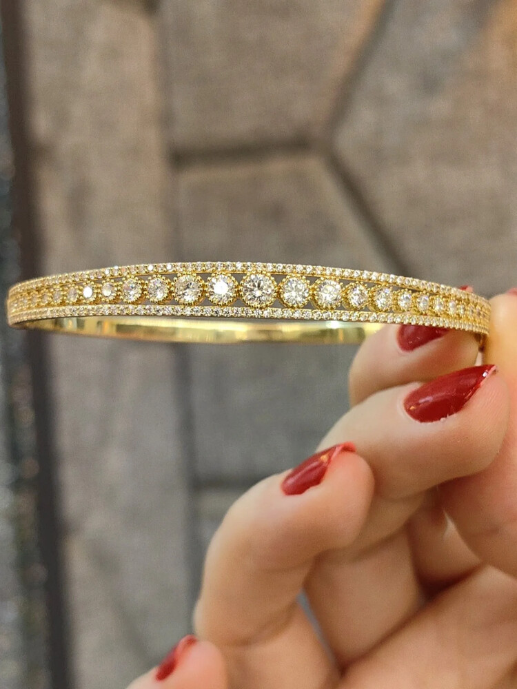 TAŞLI TARZ KELEPÇE ALTIN 14 AYAR KLP00208 - Nasip Kuyumcu