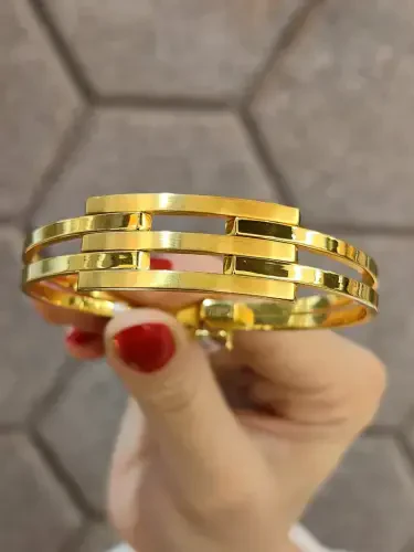 KABURGA KELEPÇE ALTIN 14 AYAR XKLP00228 - 1