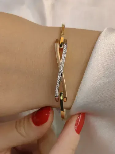 TARZ KELEPÇE ALTIN 14 AYAR KLP00293 - 1