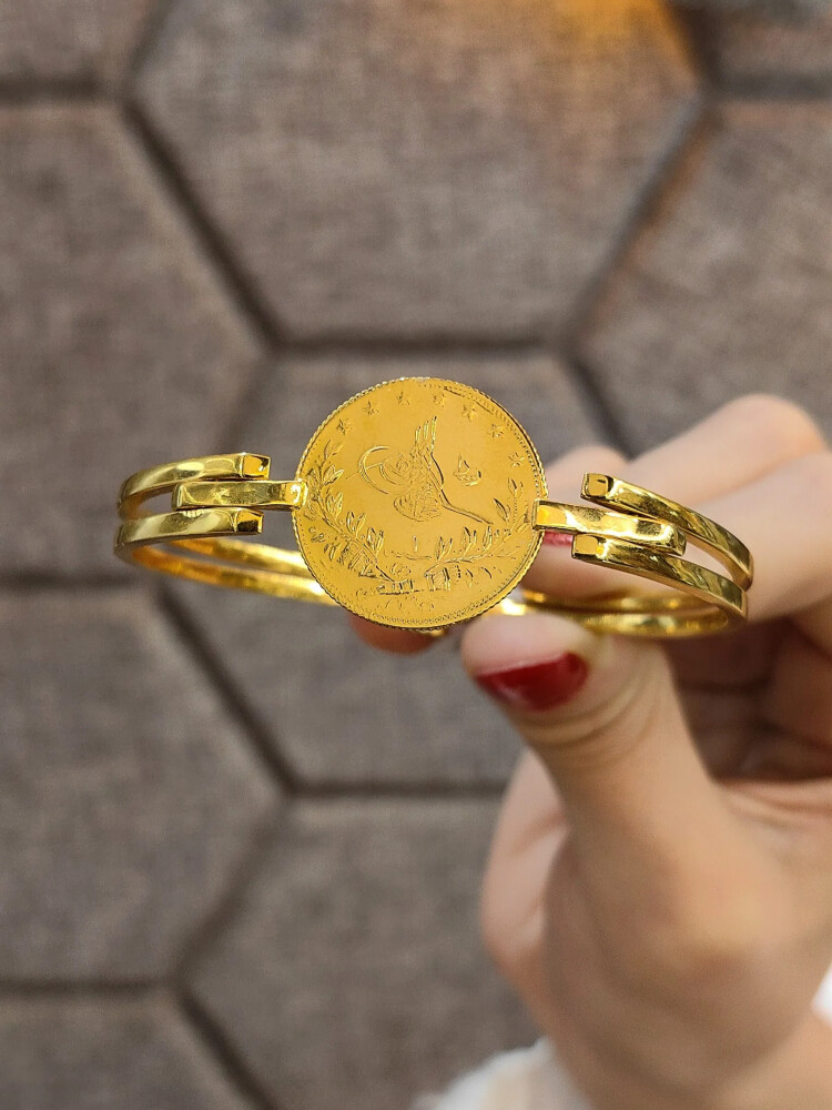 KABURGA KELEPÇE ALTIN 14 AYAR KLP00301 - Nasip Kuyumcu