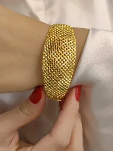 TARZ KELEPÇE ALTIN 14 AYAR KLP00302 - 2