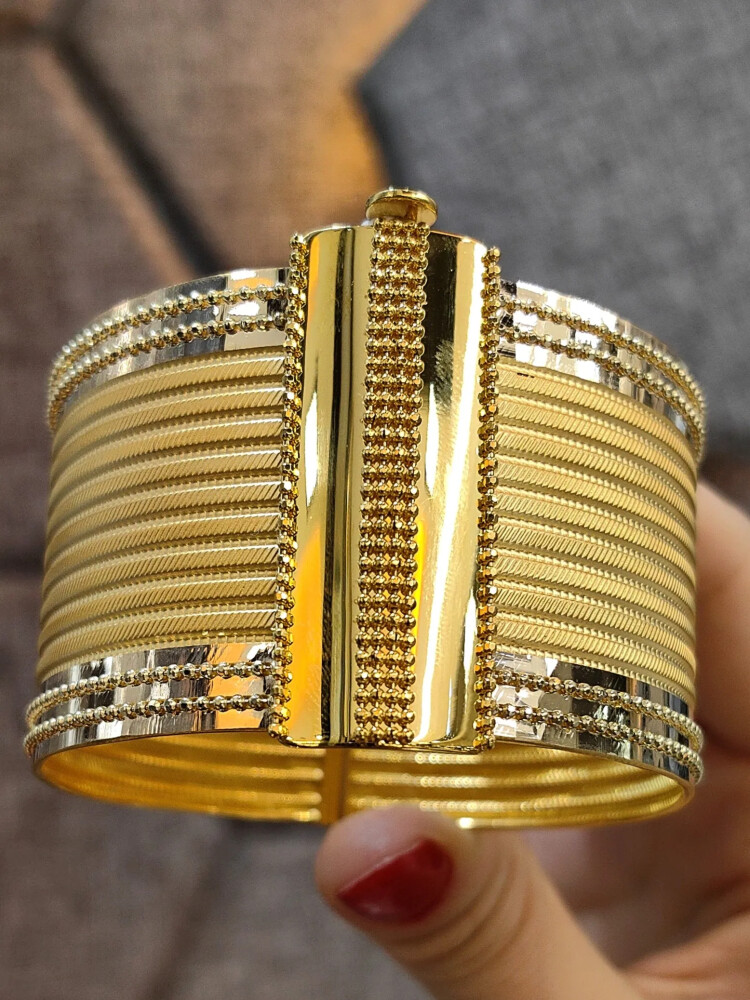 HASIR KELEPÇE ALTIN 14 AYAR KLP00311 - Nasip Kuyumcu