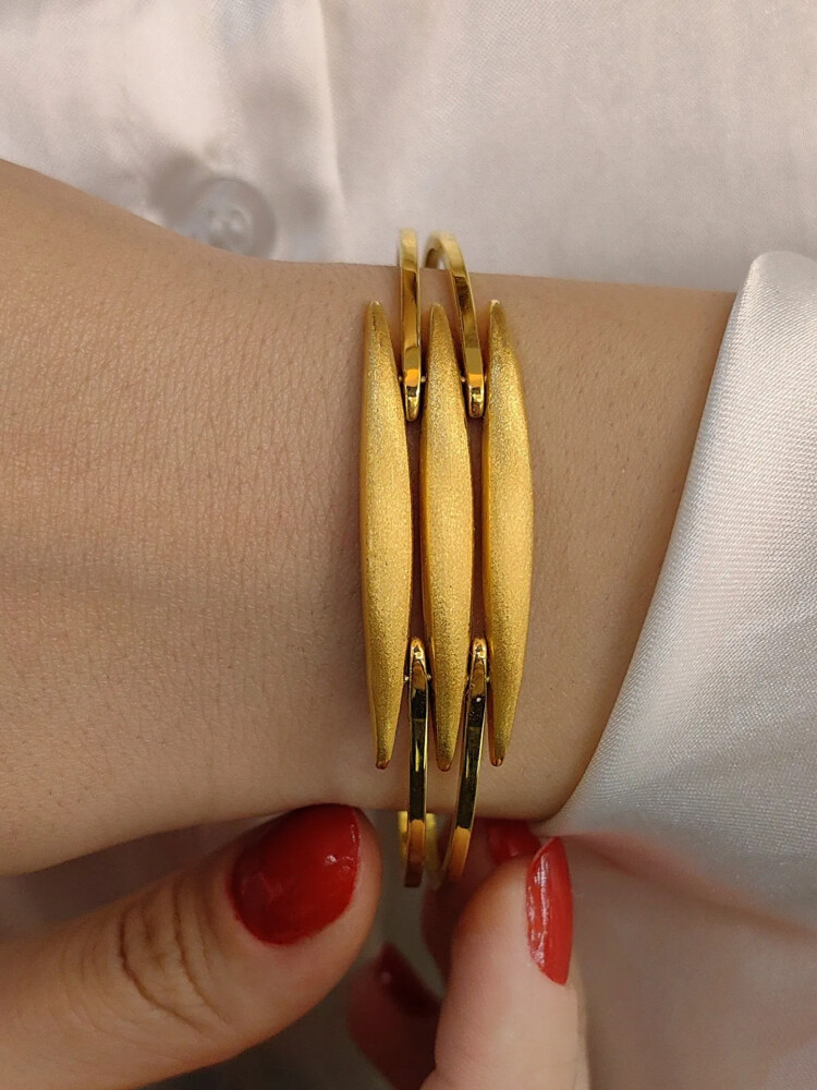 KABURGA KELEPÇE ALTIN 14 AYAR KLP00010 - Nasip Kuyumcu