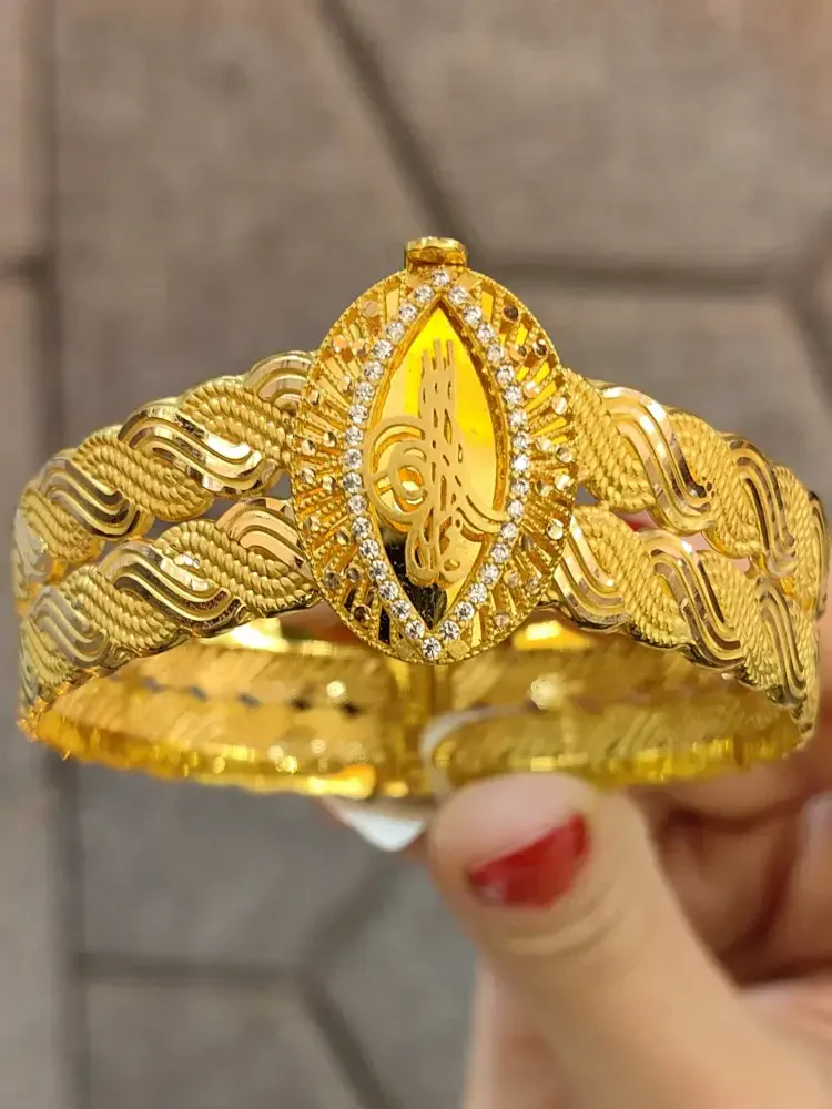 TUĞRALI KELEPÇE ALTIN 8 AYAR KLP00070 - Nasip Kuyumcu