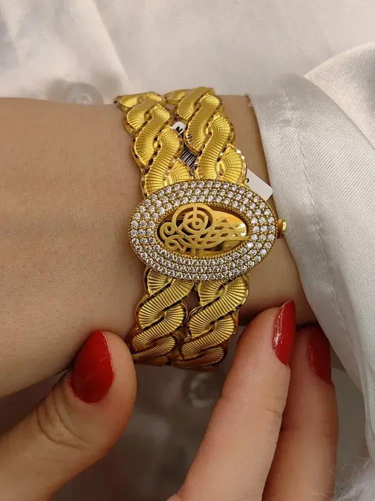 TUĞRALI KELEPÇE ALTIN 8 AYAR KLP00088 - Nasip Kuyumcu