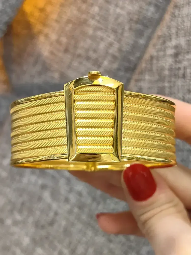 HASIR KELEPÇE ALTIN 8 AYAR XKLP00118 - Nasip Kuyumcu