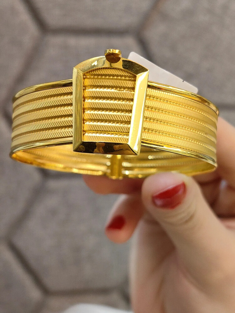 HASIR KELEPÇE ALTIN 8 AYAR XKLP00119 - Nasip Kuyumcu