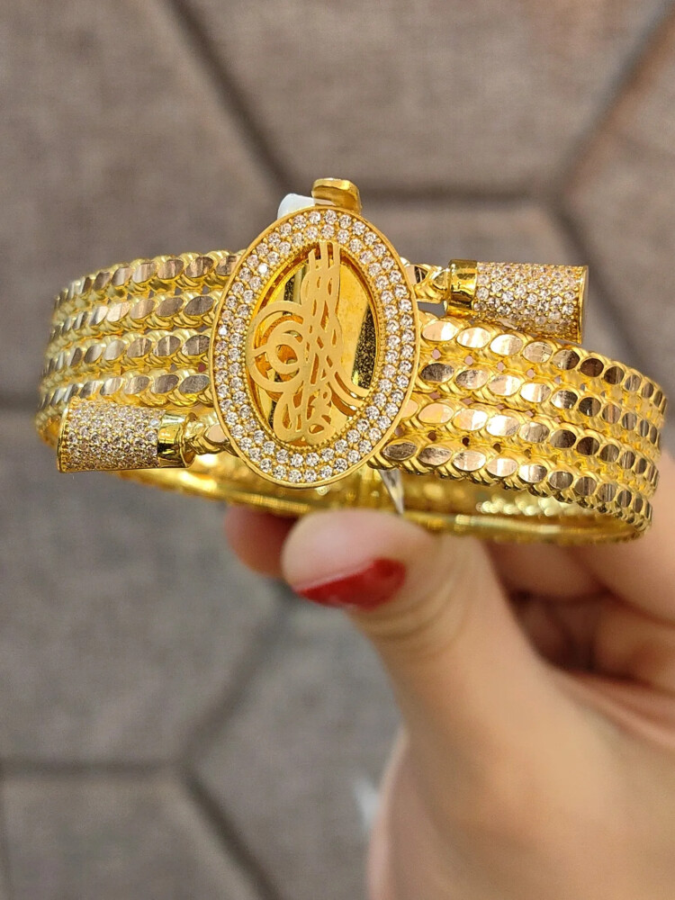 TUĞRALI KELEPÇE ALTIN 8 AYAR KLP00187 - Nasip Kuyumcu