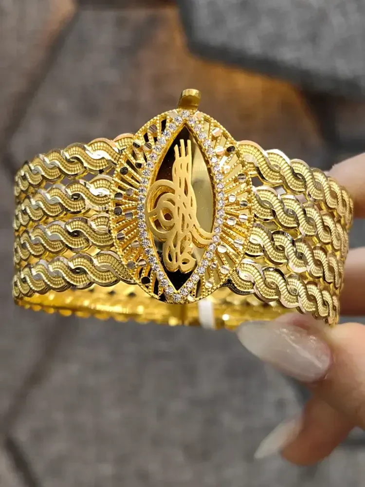 TUĞRALI KELEPÇE ALTIN 8 AYAR KLP00321 - Nasip Kuyumcu