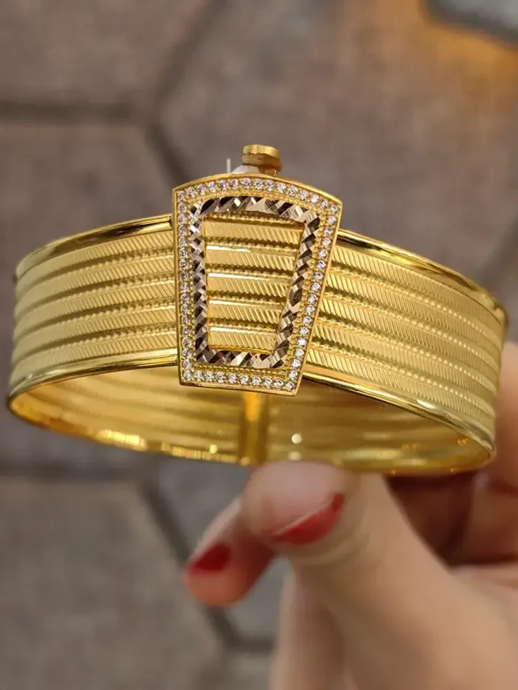 HASIR KELEPÇE ALTIN 8 AYAR KLP00313 - Nasip Kuyumcu