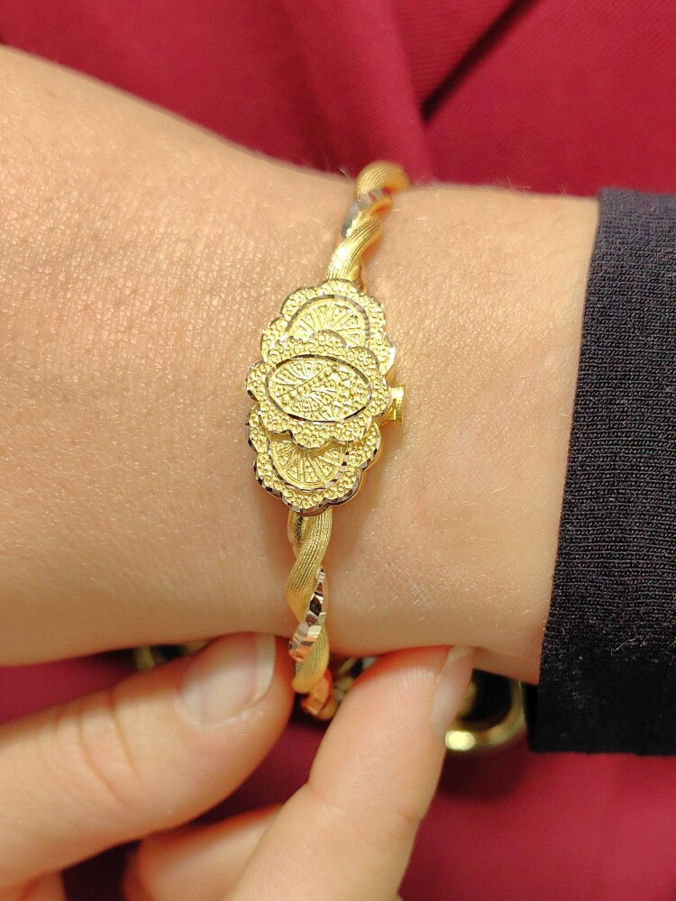 MİHRİMAN 8 AYAR ALTIN KELEPÇE KLP00751 - 1