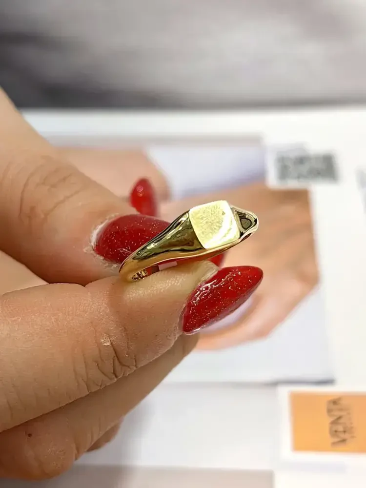 MİNİMAL ALTIN YÜZÜK YZ000318 - Nasip Kuyumcu