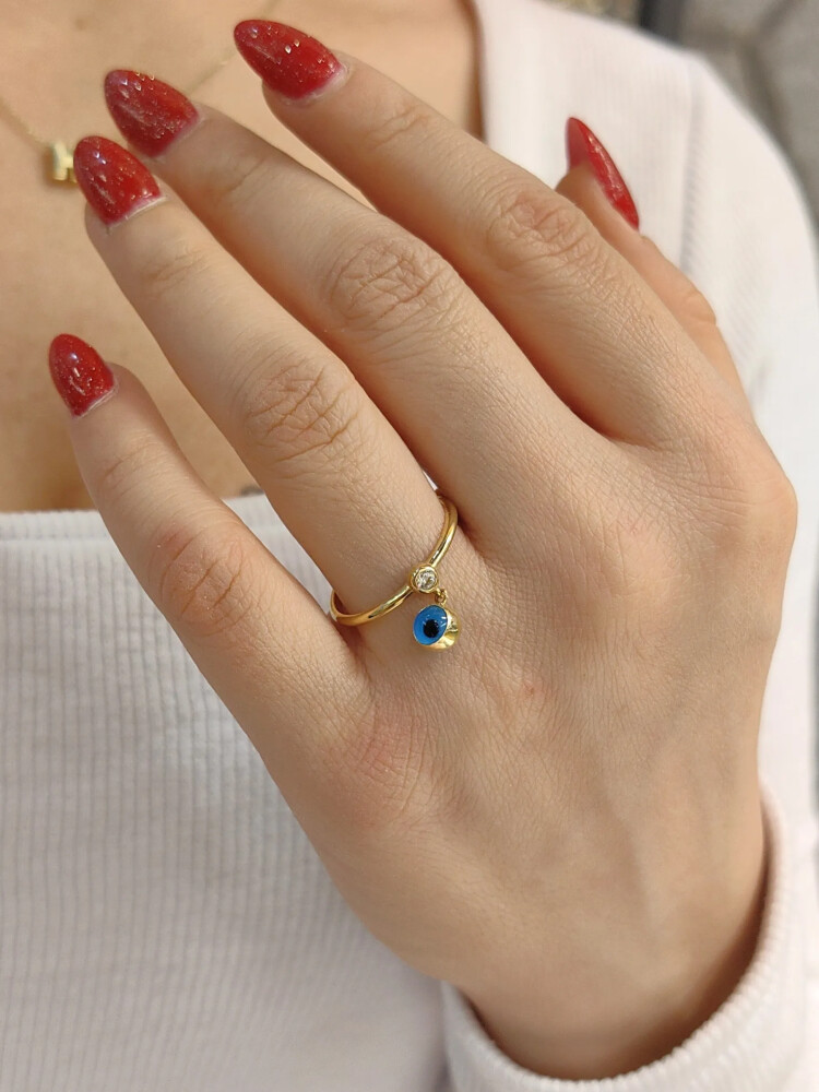 MİNİMAL ALTIN YÜZÜK YZ000655 - Nasip Kuyumcu