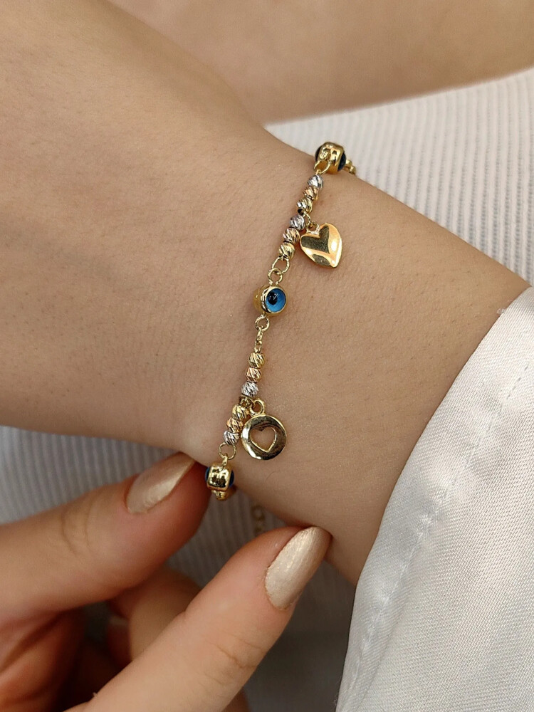 NAZAR ALTIN BİLEKLİK KNY01967 - Nasip Kuyumcu