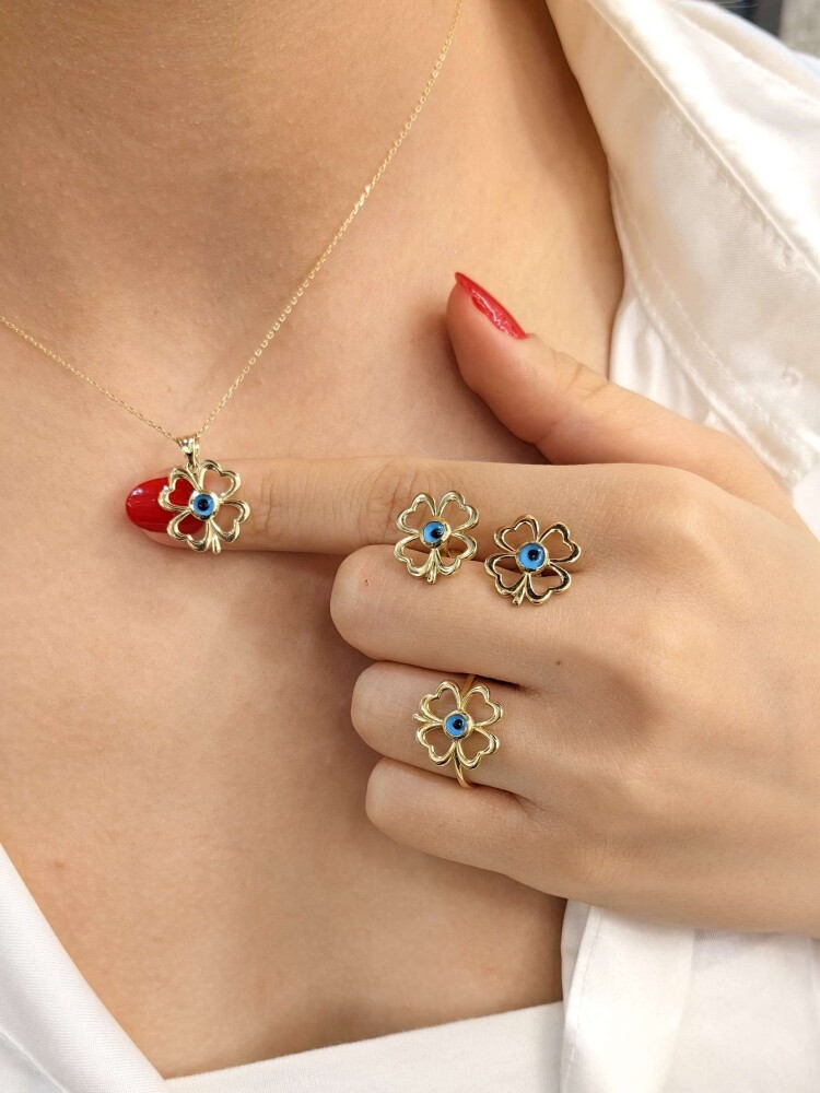 NAZAR BONCUKLU YONCA MODEL 14 AYAR SET UCL00029-00030-00031 - 1