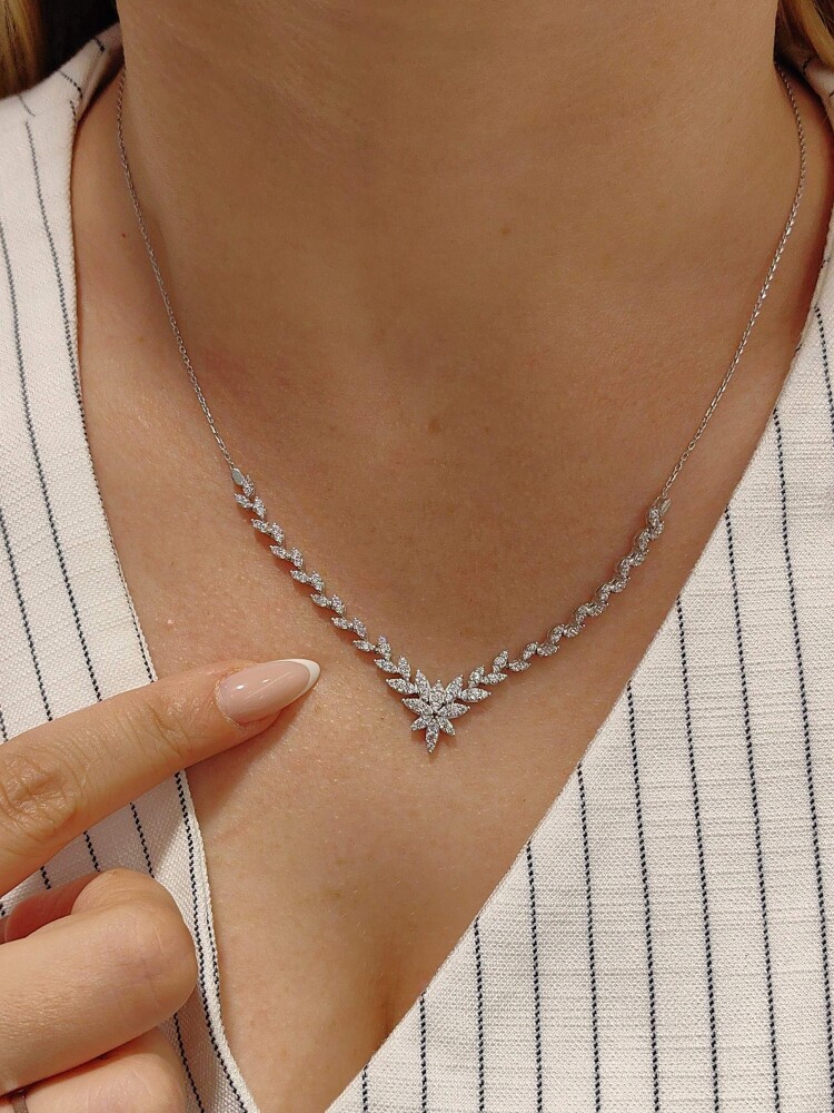 PRENSES TAÇ TASARIM 14 AYAR TARZ ALTIN SET TAKIMI UCL00396-397-398-399 - 2