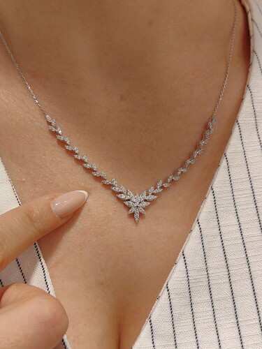 PRENSES TAÇ TASARIM 14 AYAR TARZ ALTIN SET TAKIMI UCL00396-397-398-399 - 3