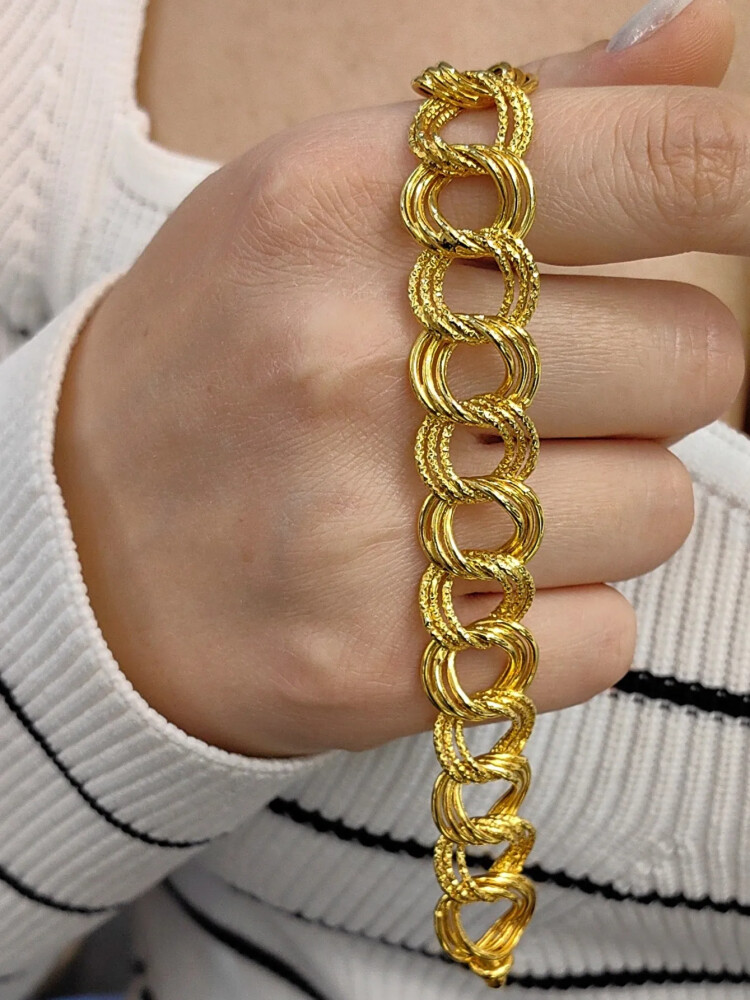 SAMANYOLU ALTIN BİLEKLİK KNY00647 - Nasip Kuyumcu