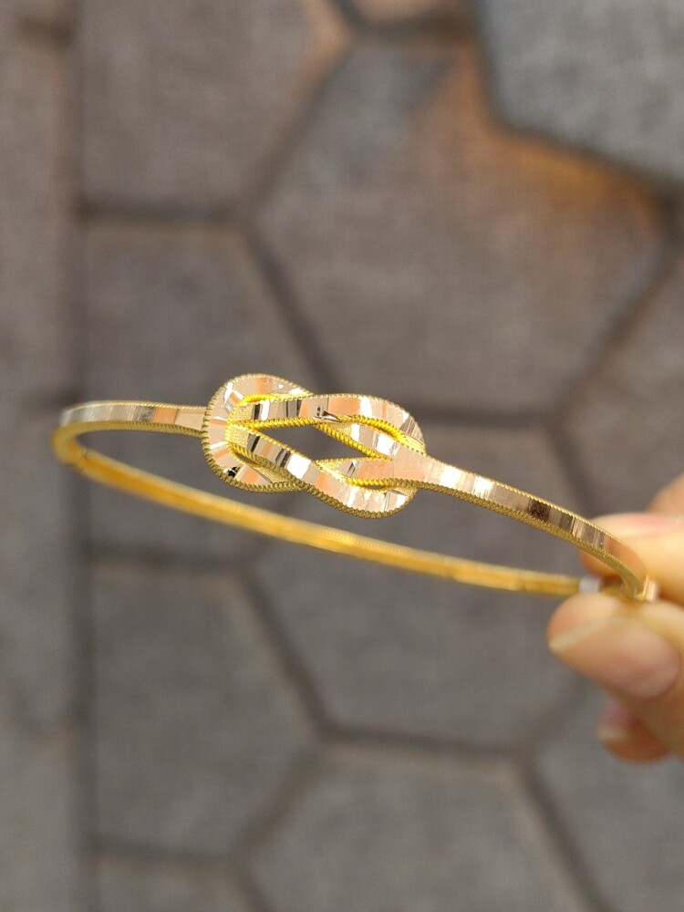 SEVGİ BAĞI AJDA MODEL 8 AYAR ALTIN KELEPÇE KLP00745 - 2