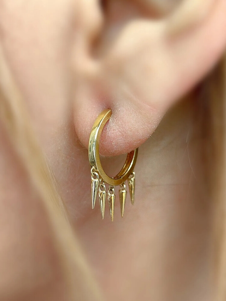 SHAKİRA ALTIN KÜPE KUP00041 - Nasip Kuyumcu