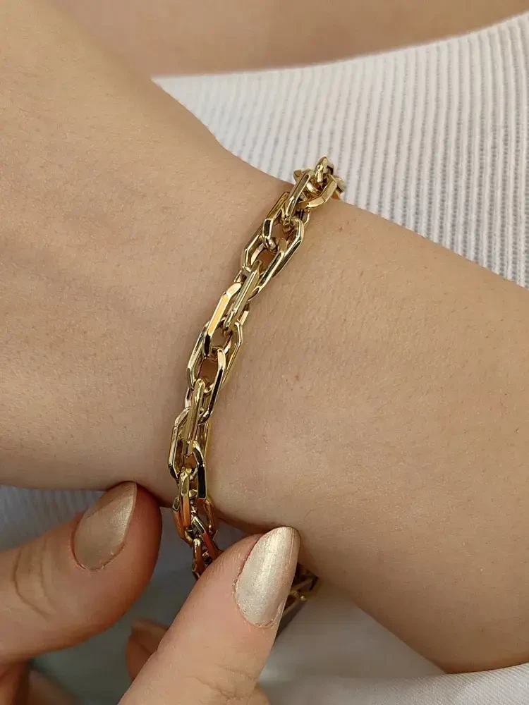 TARZ 14 AYAR ALTIN BİLEKLİK KNY01001 - Nasip Kuyumcu