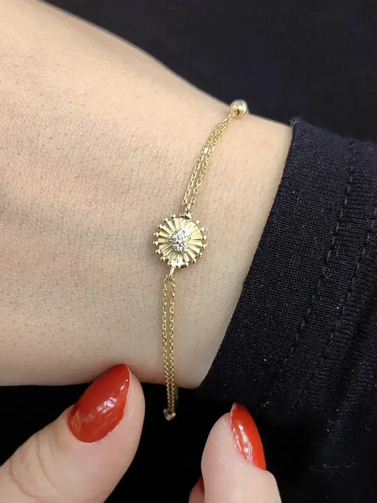 TARZ ALTIN BİLEKLİK KNY01140 - Nasip Kuyumcu