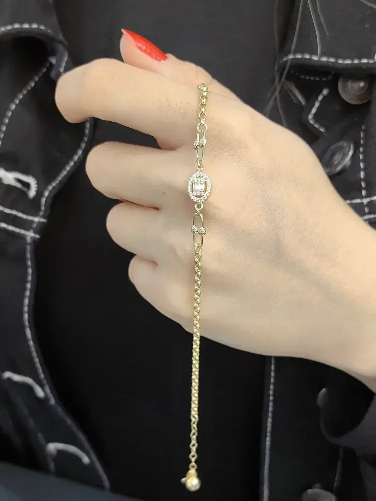 TARZ ALTIN BİLEKLİK KNY01359 - Nasip Kuyumcu