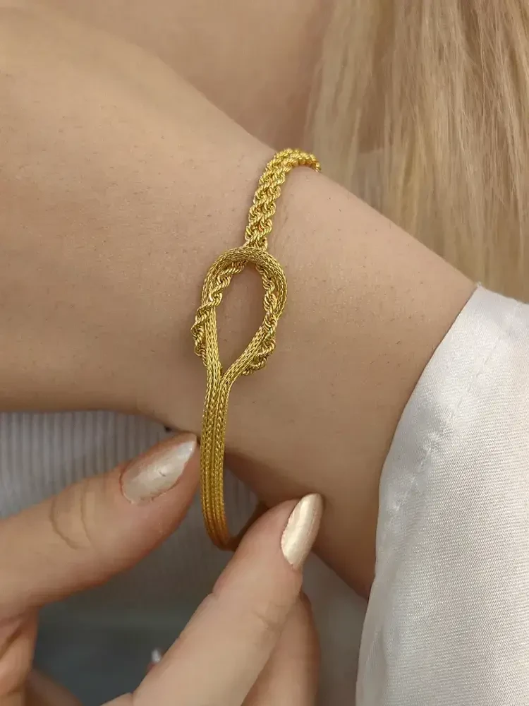 TARZ ALTIN BİLEKLİK SET00117 - Nasip Kuyumcu