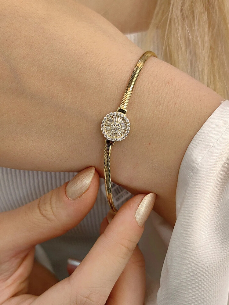 TARZ ALTIN BİLEKLİK KNY01151 - Nasip Kuyumcu