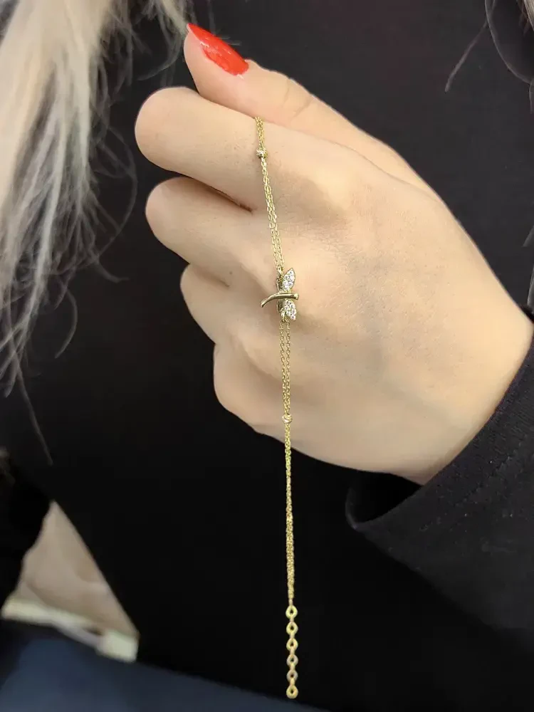 TARZ ALTIN BİLEKLİK KNY00542 - Nasip Kuyumcu