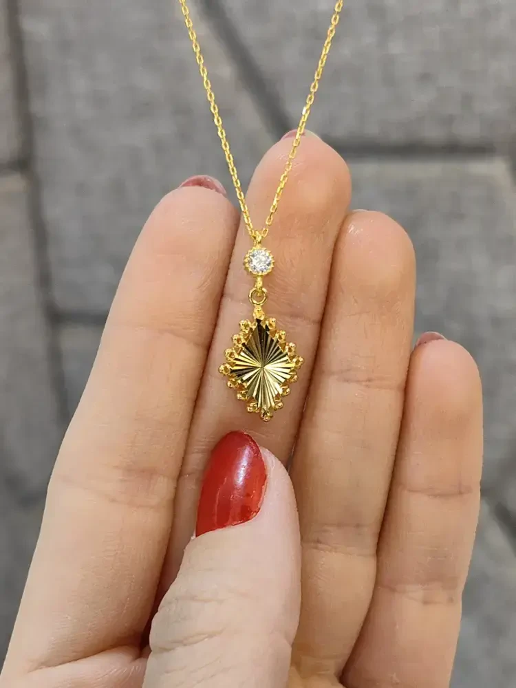 TARZ MODEL ALTIN KOLYE 8 AYAR KLY00793 - Nasip Kuyumcu