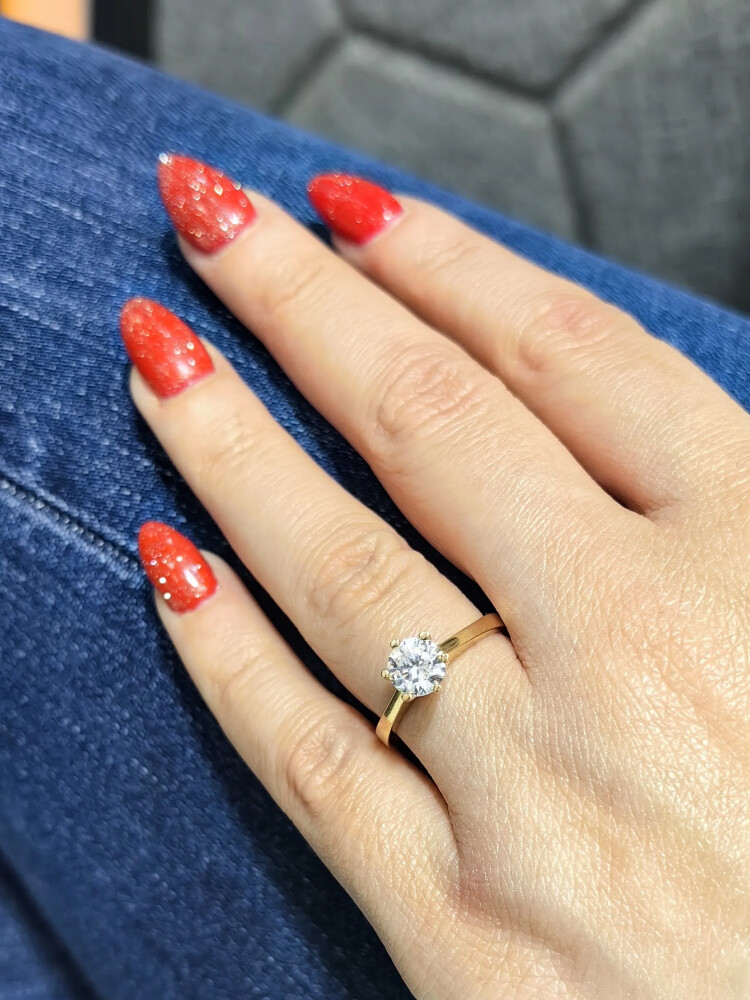 TEKTAŞ ALTIN YÜZÜK YZ001018 - Nasip Kuyumcu