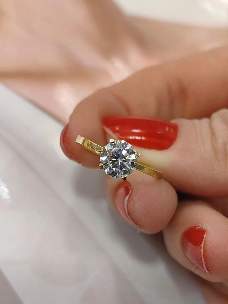 TEKTAŞ ALTIN YÜZÜK YZ001374 - Nasip Kuyumcu