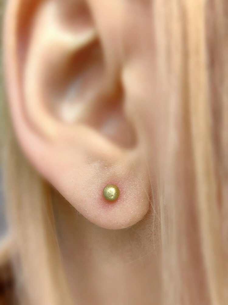 VİDALI ALTIN KÜPE KUP00178 - Nasip Kuyumcu